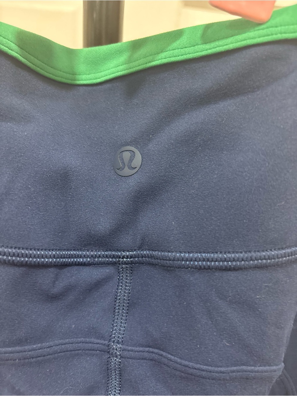 Lululemon Navy, White & Green Leggings - Picture 5 of 6